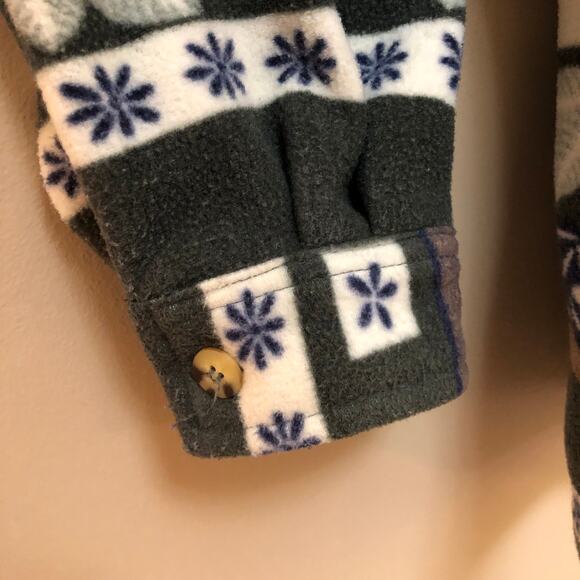 Capacity Knits Fleece Shirt Jacket Women's Large - Picture 5 of 12